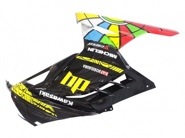 2013-2024 Kawasaki EX300 Motorcycle Fairings - Glossy Black Yellow Red Green Blue White UK Manufacturers