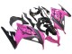 2013-2024 Kawasaki EX300 Motorcycle Fairings - Pink Black UK Manufacturers