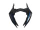 2013-2024 Kawasaki EX300 Motorcycle Fairings - Glossy Black Blue UK Manufacturers