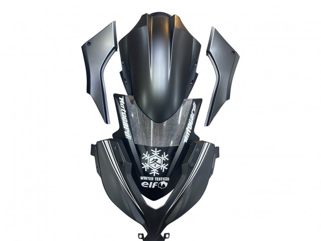 2013-2024 Kawasaki EX300 Motorcycle Fairings - Matte Black White Elf Snow UK Manufacturers