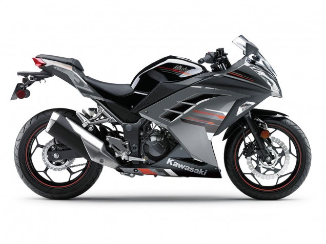 2013-2024 Kawasaki EX300 Motorcycle Fairings - Black Silver Red UK Manufacturers
