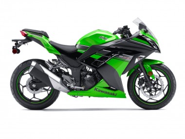 2013-2024 Kawasaki EX300 Motorcycle Fairing - Green Black UK Manufacturers