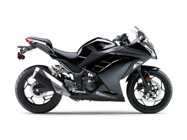 2013-2024 Kawasaki EX300 Motorcycle Fairing - Glossy Black Matte Black UK Manufacturers