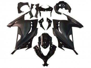 2013-2024 Kawasaki EX300 Motorcycle Fairing - Glossy Black Matte Black UK Manufacturers