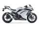 2013-2024 Kawasaki EX300 Motorcycle Fairings - White Black UK Manufacturers