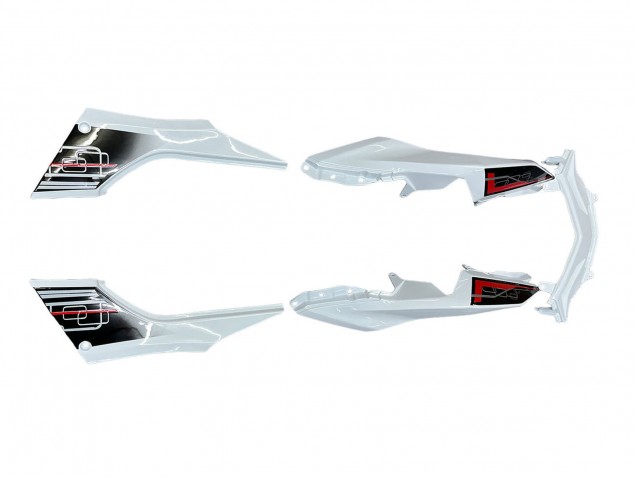 2013-2024 Kawasaki EX300 Motorcycle Fairings - White Red Black UK Manufacturers
