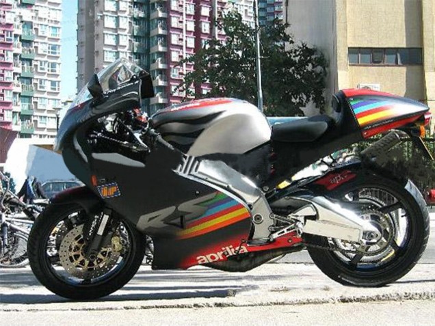 2000-2005 Aprilia RS125 Motorcycle Fairings - Black Red Silver UK Manufacturers