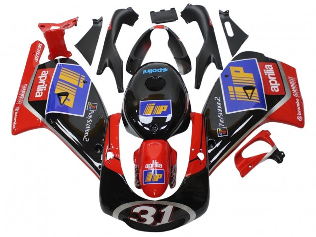 2000-2005 Aprilia RS125 Motorcycle Fairings - Black Red Blue Silver 31 UK Manufacturers
