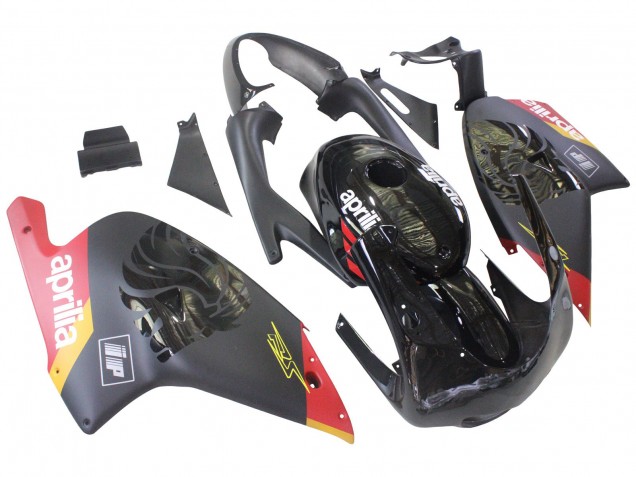 2000-2005 Aprilia RS125 Motorcycle Fairings - Black Red Yellow UK Manufacturers