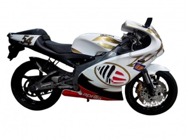 2000-2005 Aprilia RS125 Motorcycle Fairings - White Yellow Red UK Manufacturers