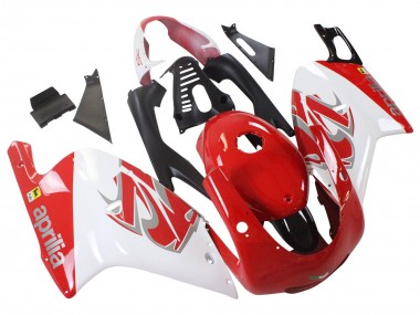 2000-2005 Aprilia RS125 Motorcycle Fairings - White Red UK Manufacturers