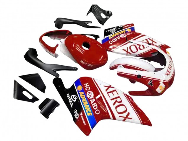 2000-2005 Aprilia RS125 Motorcycle Fairings - White Red Yellow Blue Xerox UK Manufacturers