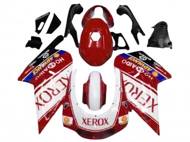 2000-2005 Aprilia RS125 Motorcycle Fairings - White Red Yellow Blue Xerox UK Manufacturers