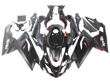 2006-2011 Aprilia RS125 Motorcycle Fairings - Glossy Black Red White Decal UK Manufacturers