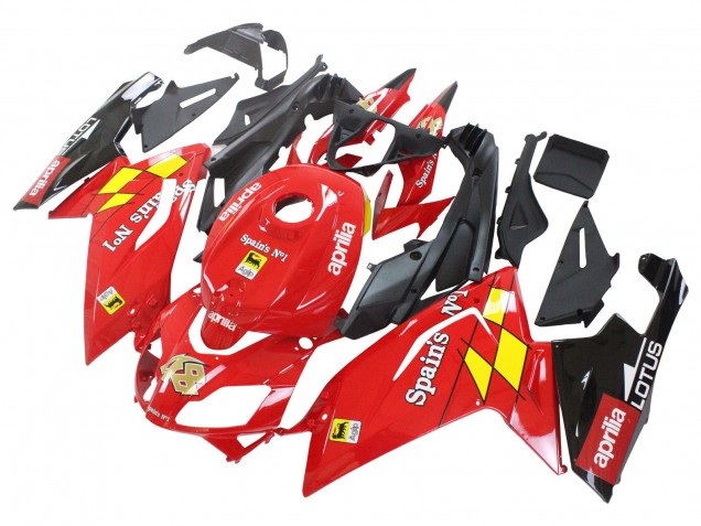 2006-2011 Aprilia RS125 Motorcycle Fairings - Red White Yellow Black UK Manufacturers