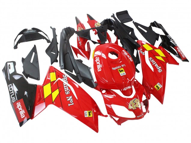 2006-2011 Aprilia RS125 Motorcycle Fairings - Red White Yellow Black UK Manufacturers