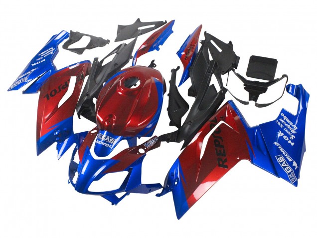 2006-2011 Aprilia RS125 Motorcycle Fairings - Blue Red UK Manufacturers