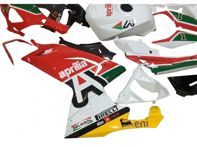 2006-2011 Aprilia RS125 Motorcycle Fairings - White Red Green UK Manufacturers
