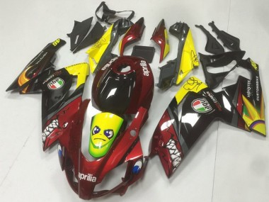 2006-2011 Aprilia RS125 Motorcycle Fairings - Red Yellow Black Shark UK Manufacturers
