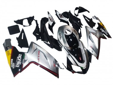 2006-2011 Aprilia RS125 Motorcycle Fairings - Silver Black UK Manufacturers