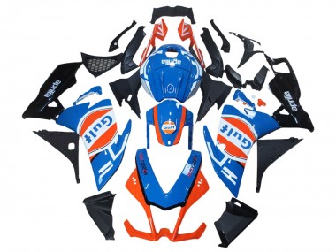 2012-2018 Aprilia RS4 50 125 Motorcycle Fairings - White Blue Orange Glossy Black Gulf UK Manufacturers