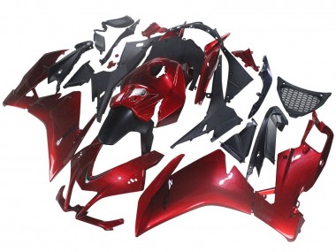 2012-2018 Aprilia RS4 50 125 Motorcycle Fairing - Red Matte Black UK Manufacturers