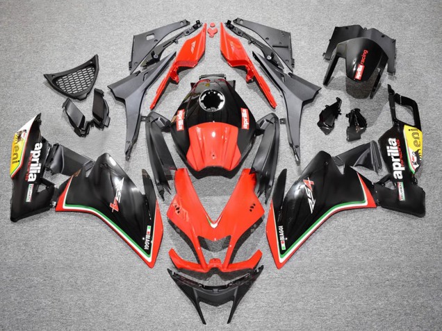 2012-2018 Aprilia RS4 50 125 Motorcycle Fairings - Red Yellow Glossy Black UK Manufacturers