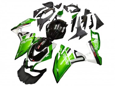 2012-2018 Aprilia RS4 50 125 Motorcycle Fairings - White Green Glossy Black UK Manufacturers