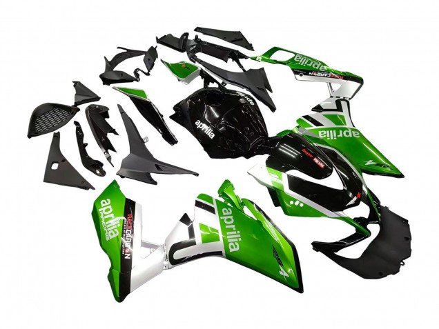 2012-2018 Aprilia RS4 50 125 Motorcycle Fairings - White Green Glossy Black UK Manufacturers