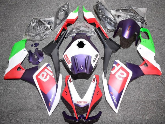 2012-2018 Aprilia RS4 50 125 Motorcycle Fairings - White Green Red Purple UK Manufacturers
