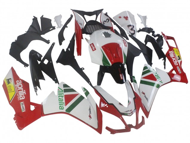 2012-2018 Aprilia RS4 50 125 Motorcycle Fairing Kits - White Red Green Yellow Alitalia UK Manufacturers