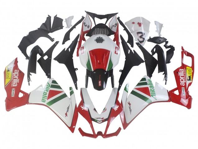 2012-2018 Aprilia RS4 50 125 Motorcycle Fairing Kits - White Red Green Yellow Alitalia UK Manufacturers
