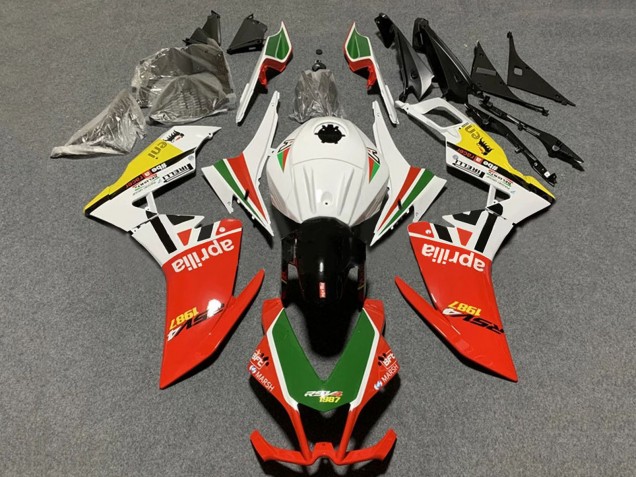 2012-2018 Aprilia RS4 50 125 Motorcycle Fairings - White Red Green Yellow UK Manufacturers