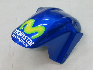 2004-2007 Honda CBR600 F4i Motorcycle Fairings - Blue Yellow Green MoviStar UK Manufacturers