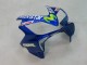 2004-2007 Honda CBR600 F4i Motorcycle Fairings - Blue Yellow Green MoviStar UK Manufacturers