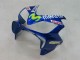 2004-2007 Honda CBR600 F4i Motorcycle Fairings - Blue Yellow Green MoviStar UK Manufacturers