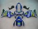 2004-2007 Honda CBR600 F4i Motorcycle Fairings - Blue Yellow Green MoviStar UK Manufacturers