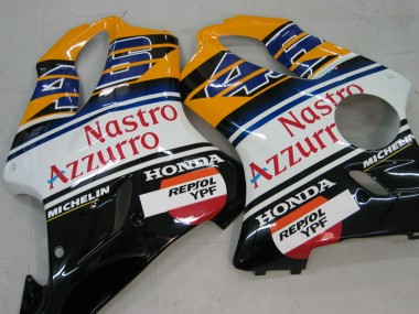2004-2007 Honda CBR600 F4i Motorcycle Fairings - Yellow Blue White Black Nastro Azzurro UK Manufacturers