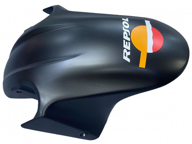 2004-2007 Honda CBR600 F4i Motorcycle Fairings - Matte Black Orange Rossi UK Manufacturers