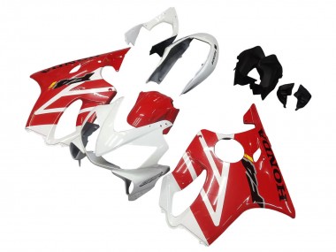 2004-2007 Honda CBR600 F4i Motorcycle Fairings - White Red UK Manufacturers