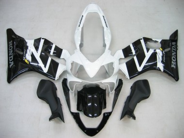 2004-2007 Honda CBR600 F4i Motorcycle Fairing - White Glossy Black UK Manufacturers