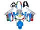 2004-2007 Honda CBR600 F4i Motorcycle Fairings - White Blue Green Red UK Manufacturers