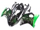 1996-2007 Honda CBR1100XX Blackbird Motorcycle Fairing - Glossy Black Green Flame UK Manufacturers