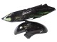 1996-2007 Honda CBR1100XX Blackbird Motorcycle Fairing - Glossy Black Green Flame UK Manufacturers