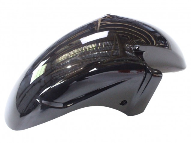 1996-2007 Honda CBR1100XX Blackbird Motorcycle Fairing - Glossy Black Green Flame UK Manufacturers