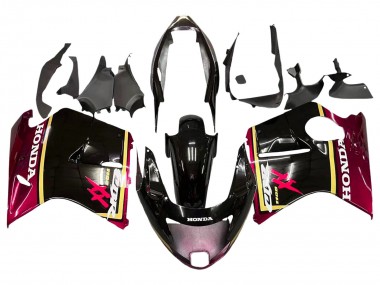 1996-2007 Honda CBR1100XX Blackbird Motorcycle Fairings - Glossy Black Red Yellow UK Manufacturers