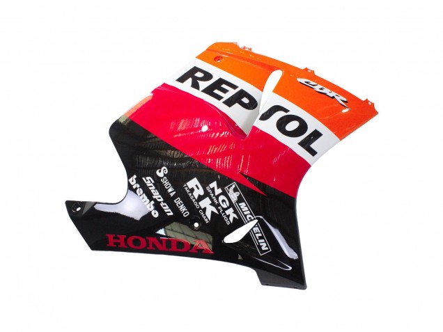 1996-2007 Honda CBR1100XX Blackbird Abs Motorcycle Fairings - Orange White Red Glossy Black Repsol UK Manufacturers