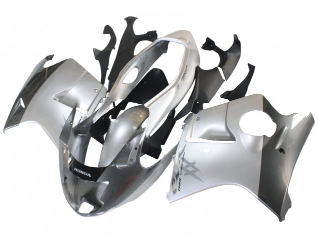 1996-2007 Honda CBR1100XX Blackbird Motorcycle Fairings - Silver Grey UK Manufacturers