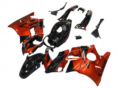 1991-1994 Honda CBR600 F2 Motorcycle Fairings - Orange Glossy Black UK Manufacturers