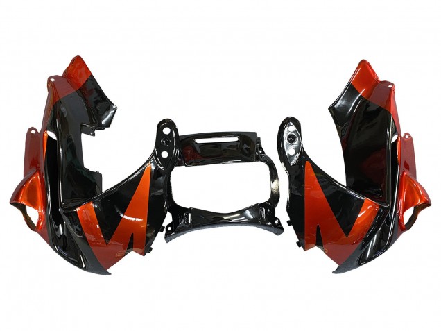 1991-1994 Honda CBR600 F2 Motorcycle Fairings - Orange Glossy Black UK Manufacturers
